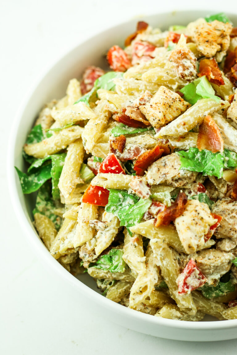 Cottage Cheese Ranch Pasta Salad