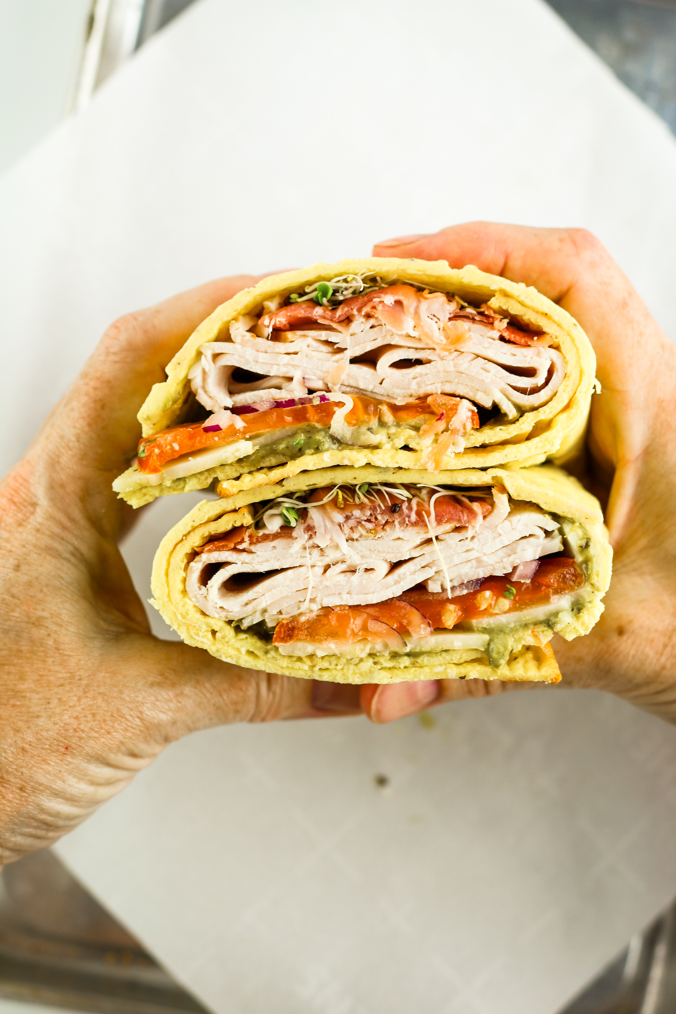 Turkey Cottage Cheese Wraps | Cottage Cheese Recipes