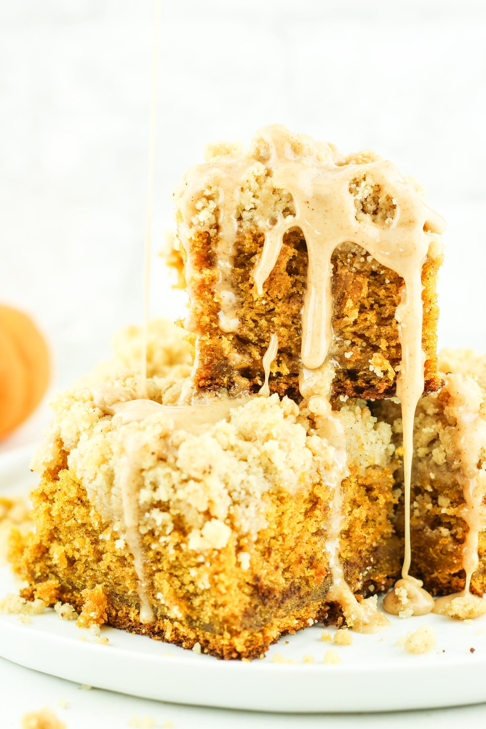 Cottage Cheese Pumpkin Coffee Cake
