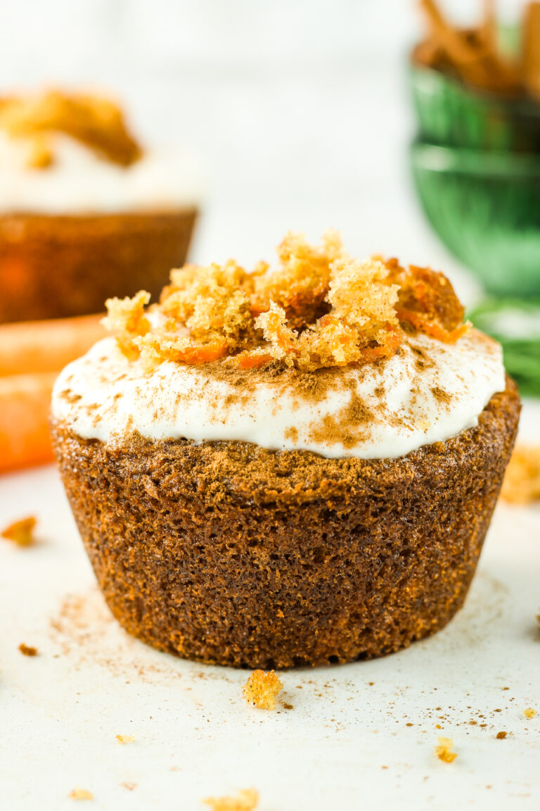 Cottage Cheese Carrot Cake Muffins