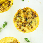 Cottage cheese French onion egg muffins