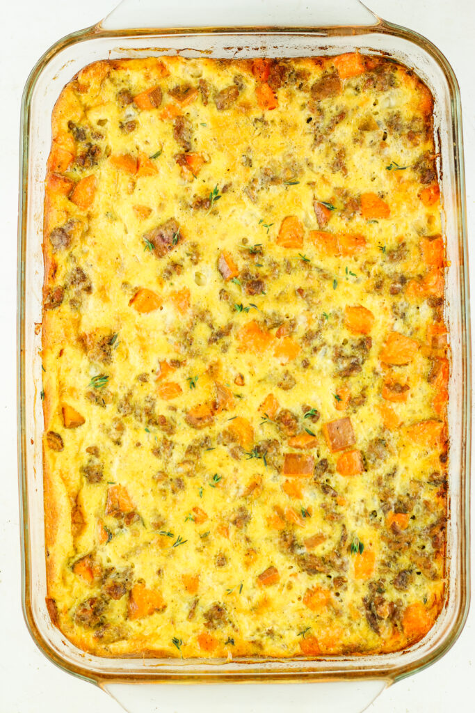 cottage cheese sweet potato breakfast casserole
